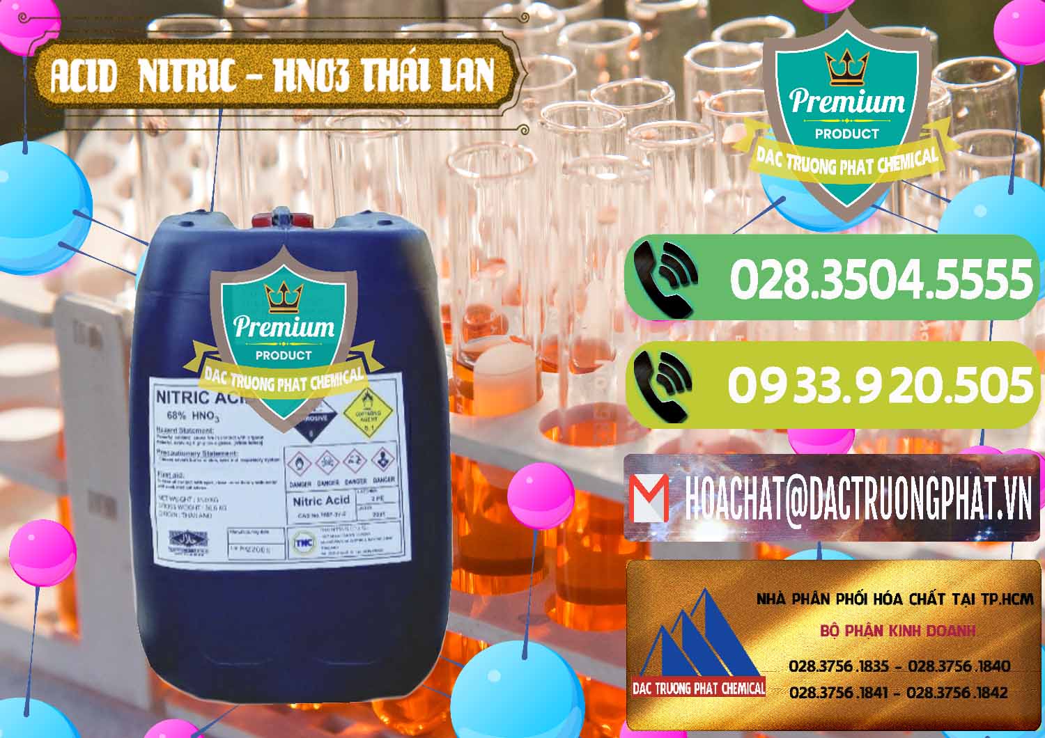Cty chuyên cung ứng ( bán ) Acid Nitric – Axit Nitric HNO3 Thái Lan Thailand - 0344 - Nhà nhập khẩu _ phân phối hóa chất tại TP.HCM - hoachatmientay.vn