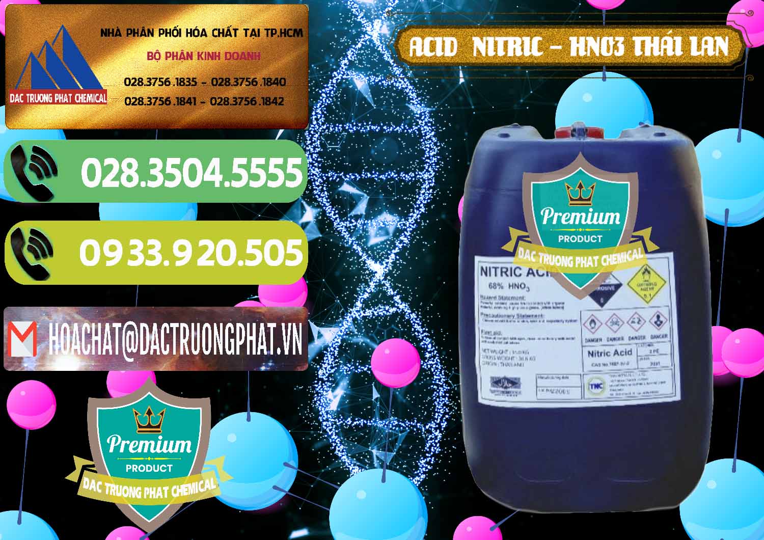 Bán _ cung cấp Acid Nitric – Axit Nitric HNO3 Thái Lan Thailand - 0344 - Cty cung cấp & phân phối hóa chất tại TP.HCM - hoachatmientay.vn