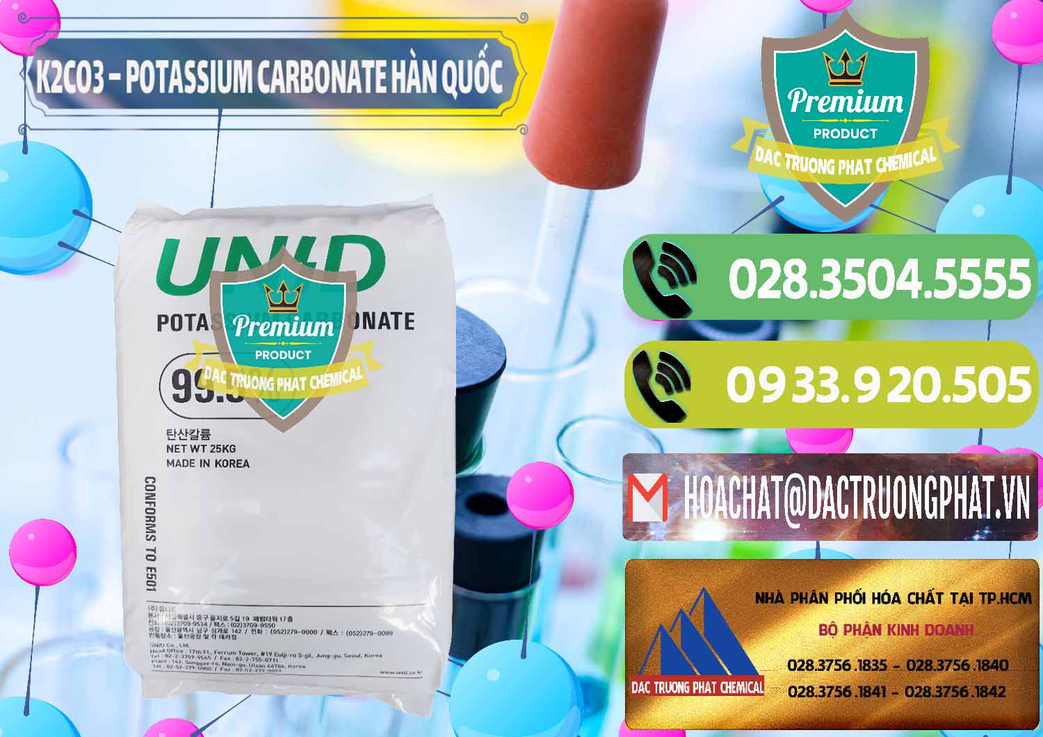 Công ty chuyên nhập khẩu & bán K2Co3 – Potassium Carbonate Unid Hàn Quốc Korea - 0081 - Cty chuyên nhập khẩu _ cung cấp hóa chất tại TP.HCM - hoachatmientay.vn