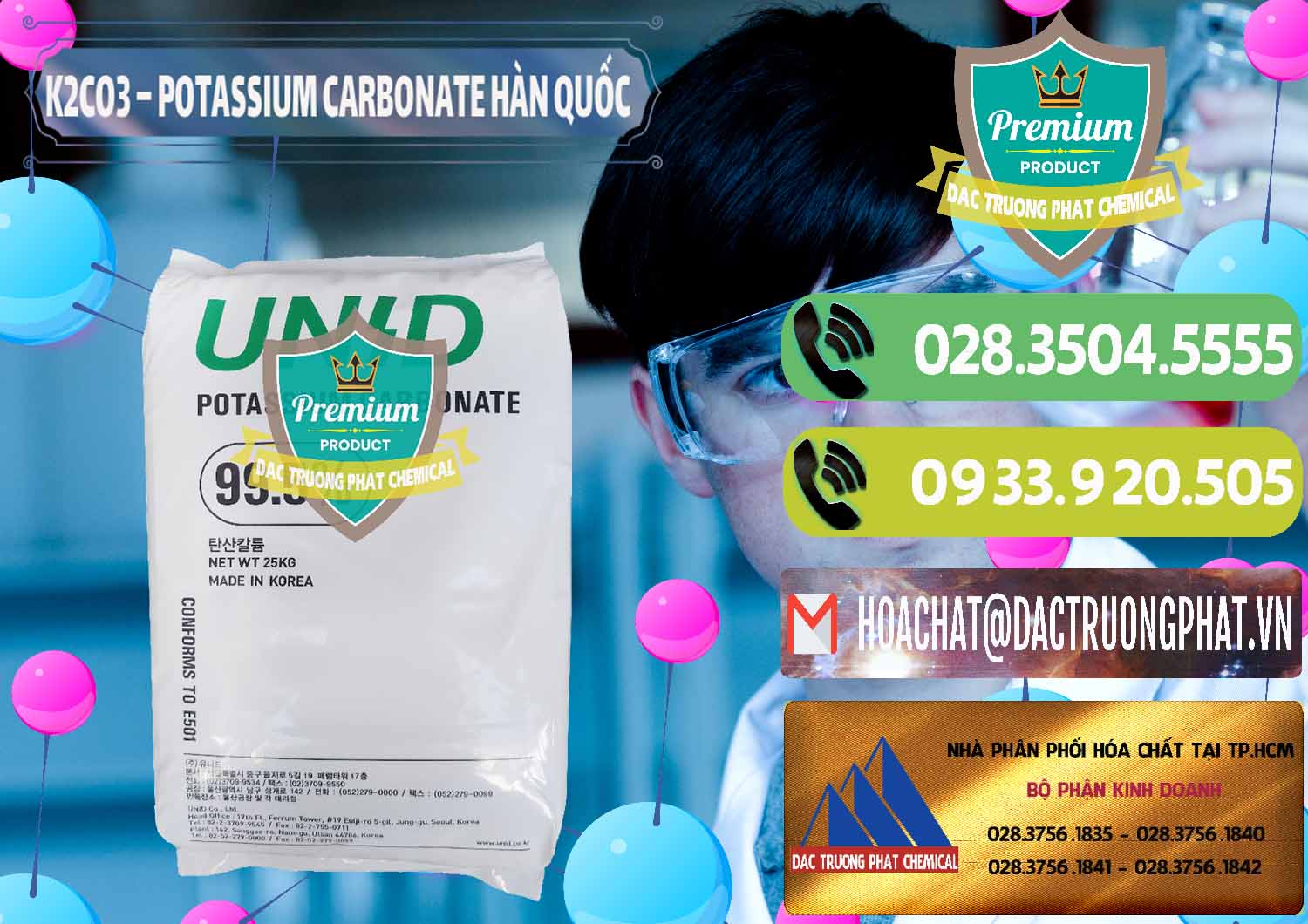 Cung cấp và bán K2Co3 – Potassium Carbonate Unid Hàn Quốc Korea - 0081 - Công ty kinh doanh & cung cấp hóa chất tại TP.HCM - hoachatmientay.vn