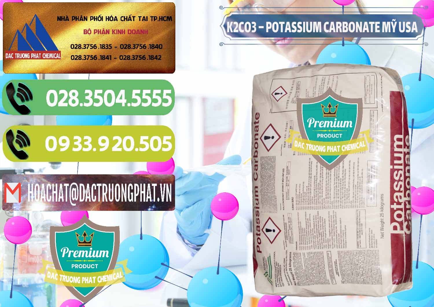 Cty cung ứng _ bán K2Co3 – Potassium Carbonate Mỹ USA - 0082 - Đơn vị cung cấp & kinh doanh hóa chất tại TP.HCM - hoachatmientay.vn
