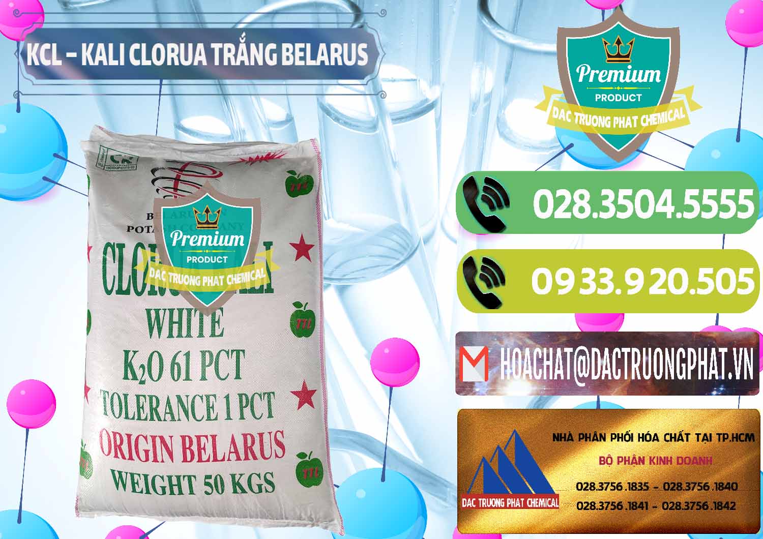 Cty cung ứng ( bán ) KCL – Kali Clorua Trắng Belarus - 0085 - Cty chuyên cung cấp và kinh doanh hóa chất tại TP.HCM - hoachatmientay.vn