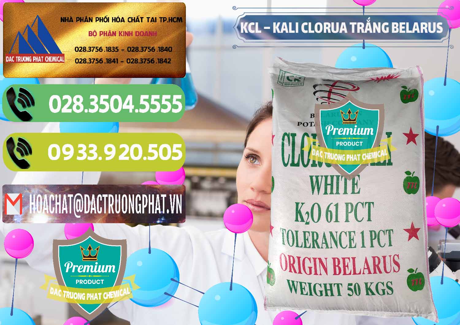 Đơn vị chuyên bán _ phân phối KCL – Kali Clorua Trắng Belarus - 0085 - Công ty cung cấp - bán hóa chất tại TP.HCM - hoachatmientay.vn