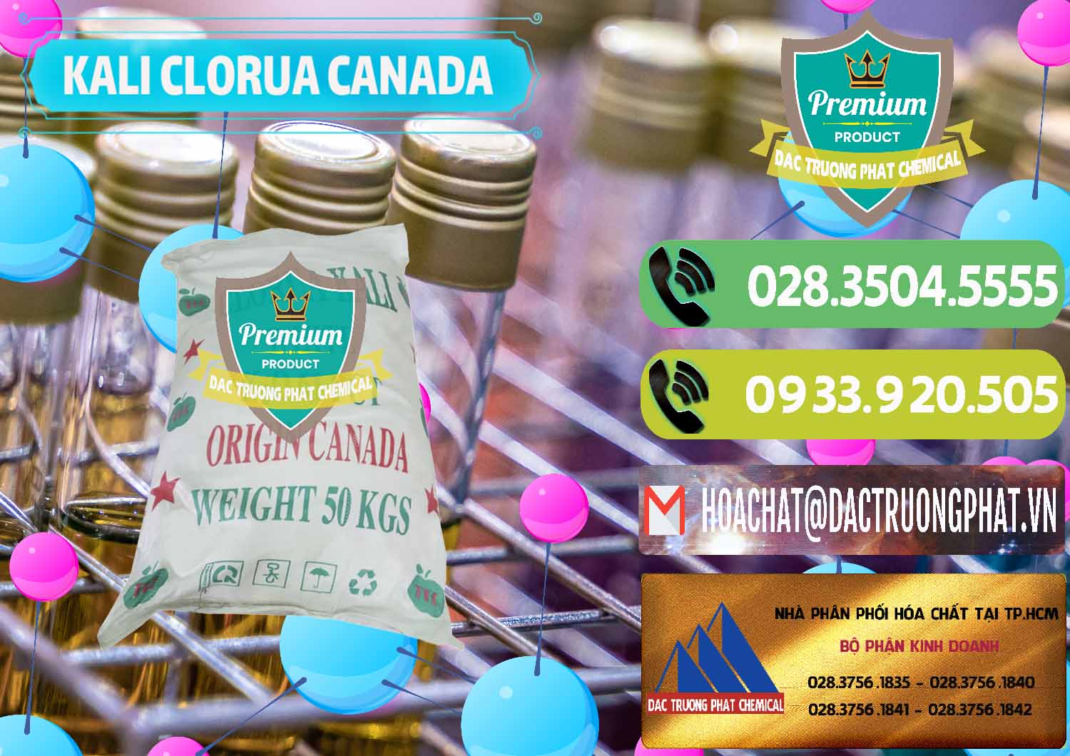 Nhà phân phối ( bán ) KCL – Kali Clorua Trắng Canada - 0437 - Công ty chuyên kinh doanh _ cung cấp hóa chất tại TP.HCM - hoachatmientay.vn