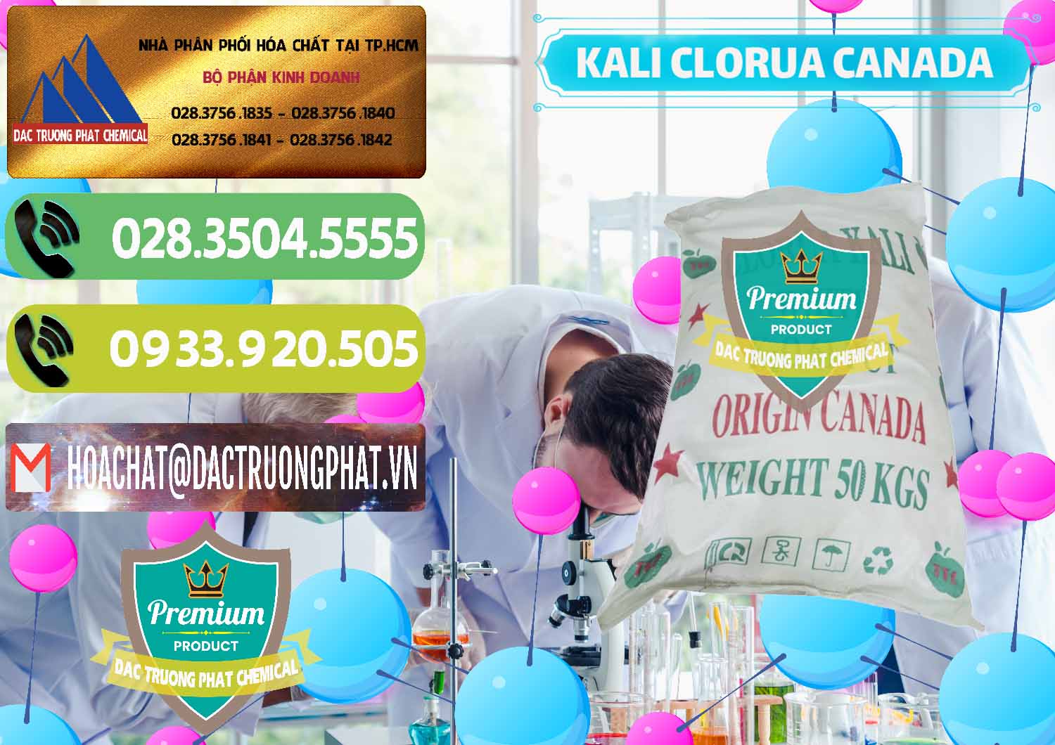 Đơn vị bán - cung cấp KCL – Kali Clorua Trắng Canada - 0437 - Công ty phân phối & cung cấp hóa chất tại TP.HCM - hoachatmientay.vn