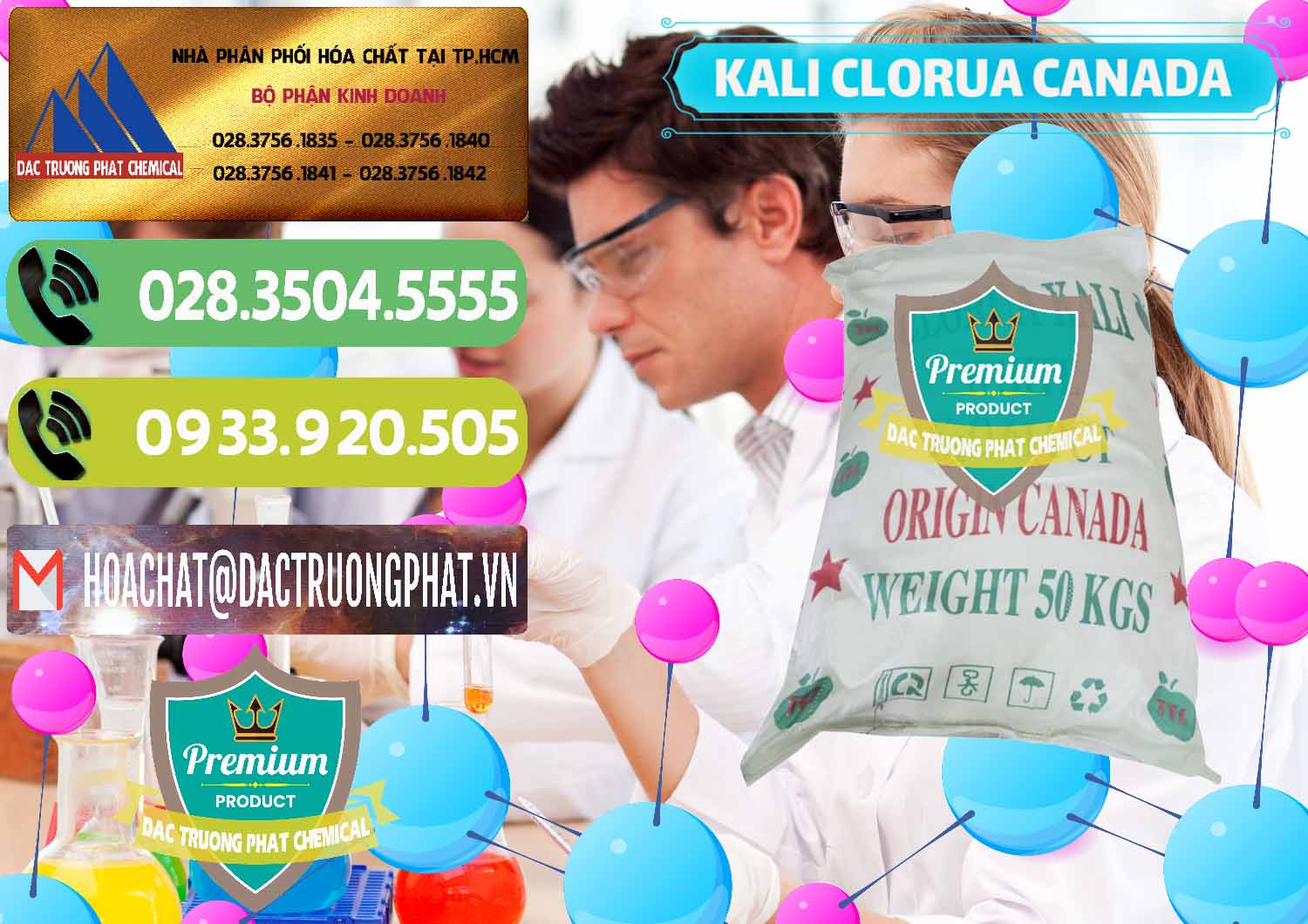 Chuyên cung ứng _ bán KCL – Kali Clorua Trắng Canada - 0437 - Nhà nhập khẩu & cung cấp hóa chất tại TP.HCM - hoachatmientay.vn