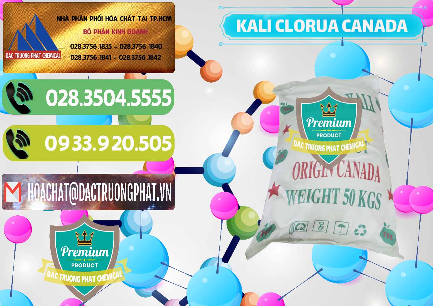 Bán - cung ứng KCL – Kali Clorua Trắng Canada - 0437 - Nơi phân phối - nhập khẩu hóa chất tại TP.HCM - hoachatmientay.vn