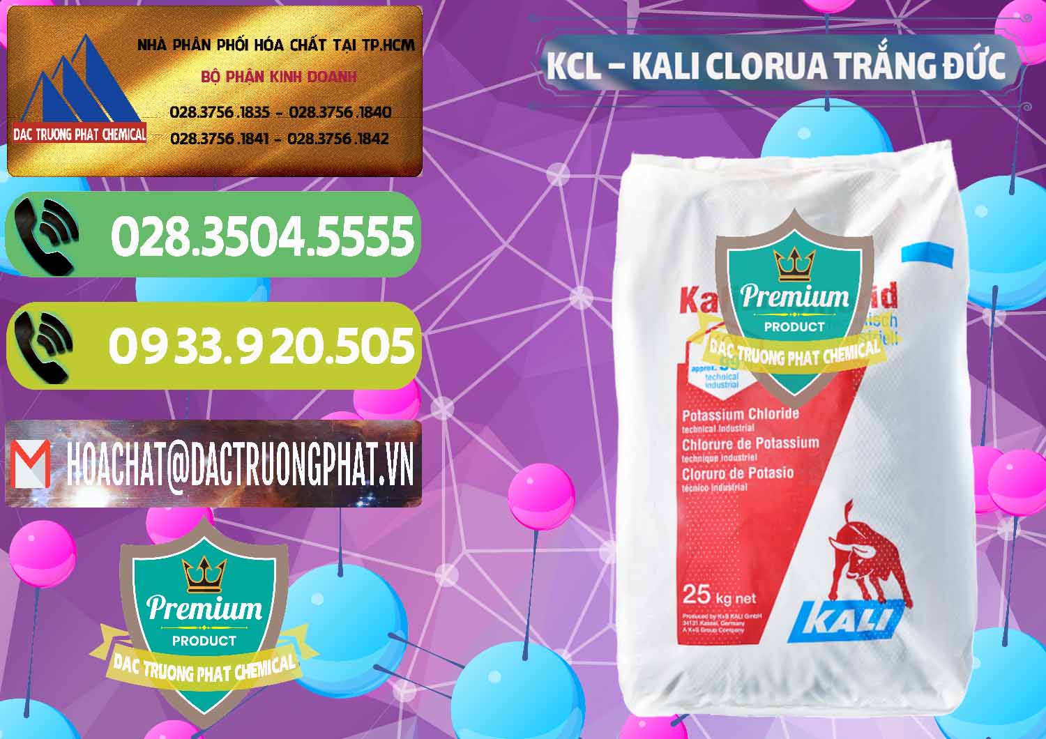 Đơn vị chuyên bán & cung cấp KCL – Kali Clorua Trắng Đức Germany - 0086 - Công ty bán - phân phối hóa chất tại TP.HCM - hoachatmientay.vn
