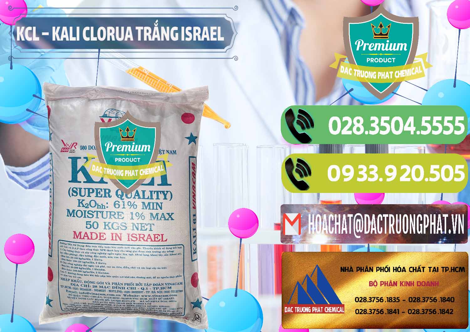 Phân phối - bán KCL – Kali Clorua Trắng Israel - 0087 - Cty cung cấp và bán hóa chất tại TP.HCM - hoachatmientay.vn