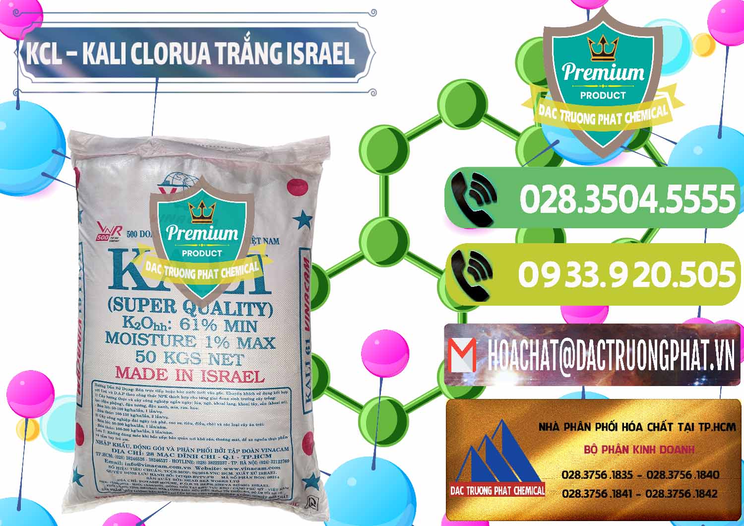 Đơn vị chuyên cung ứng & bán KCL – Kali Clorua Trắng Israel - 0087 - Chuyên nhập khẩu _ phân phối hóa chất tại TP.HCM - hoachatmientay.vn
