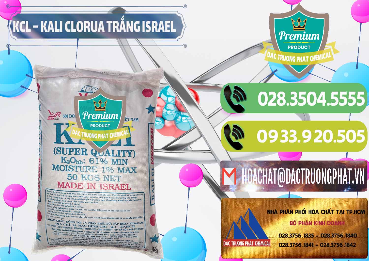 Đơn vị kinh doanh và bán KCL – Kali Clorua Trắng Israel - 0087 - Cty chuyên phân phối & kinh doanh hóa chất tại TP.HCM - hoachatmientay.vn