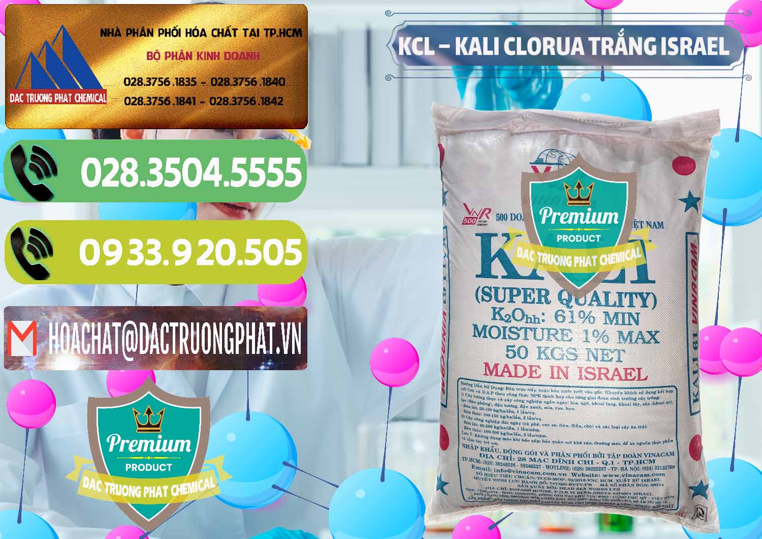 Đơn vị chuyên cung cấp - bán KCL – Kali Clorua Trắng Israel - 0087 - Công ty kinh doanh ( phân phối ) hóa chất tại TP.HCM - hoachatmientay.vn