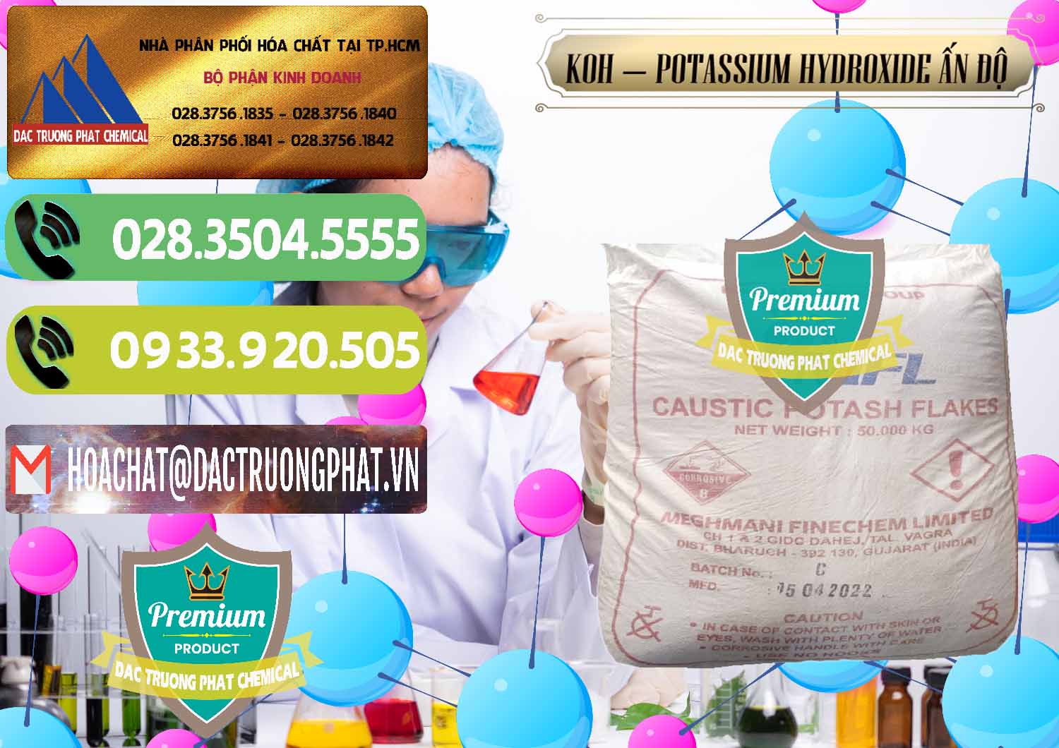 Công ty chuyên nhập khẩu - bán KOH ( 90%) – Potassium Hydroxide Ấn Độ India - 0352 - Công ty chuyên phân phối _ nhập khẩu hóa chất tại TP.HCM - hoachatmientay.vn