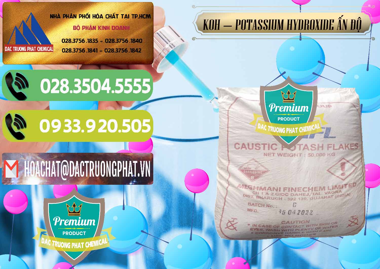 Chuyên cung cấp _ bán KOH ( 90%) – Potassium Hydroxide Ấn Độ India - 0352 - Cty kinh doanh và phân phối hóa chất tại TP.HCM - hoachatmientay.vn