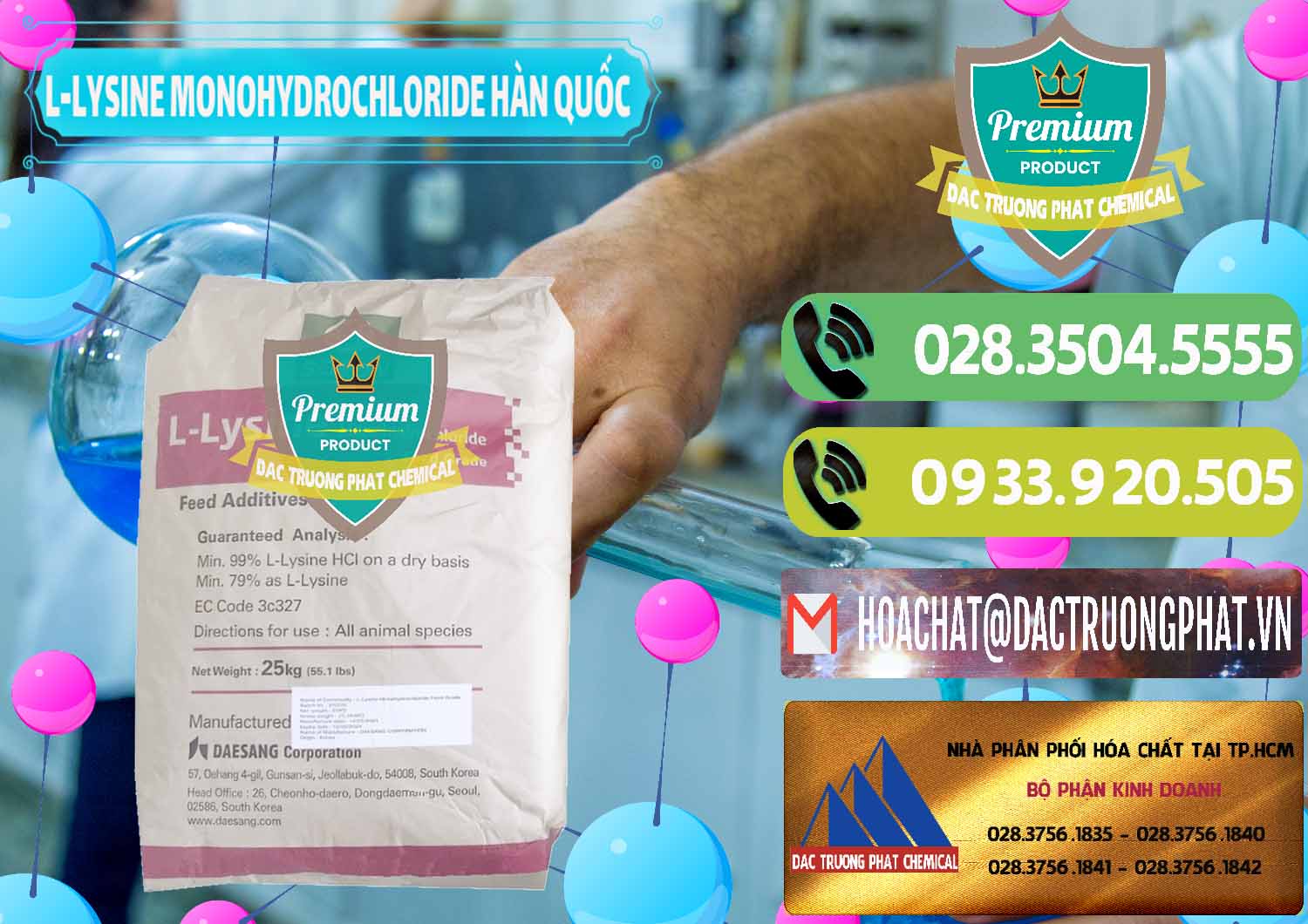Cty chuyên cung ứng _ bán L-Lysine Monohydrochloride Feed Grade Sewon Hàn Quốc Korea - 0302 - Nơi chuyên cung ứng ( phân phối ) hóa chất tại TP.HCM - hoachatmientay.vn