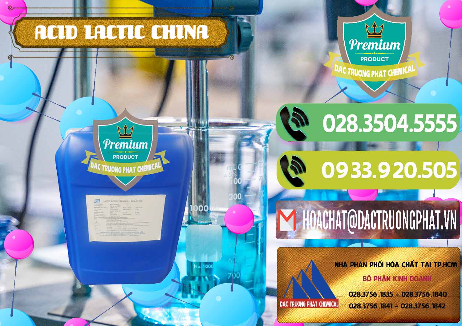 Nơi cung ứng ( bán ) Acid Lactic – Axit Lactic Trung Quốc China - 0374 - Cty chuyên nhập khẩu và phân phối hóa chất tại TP.HCM - hoachatmientay.vn