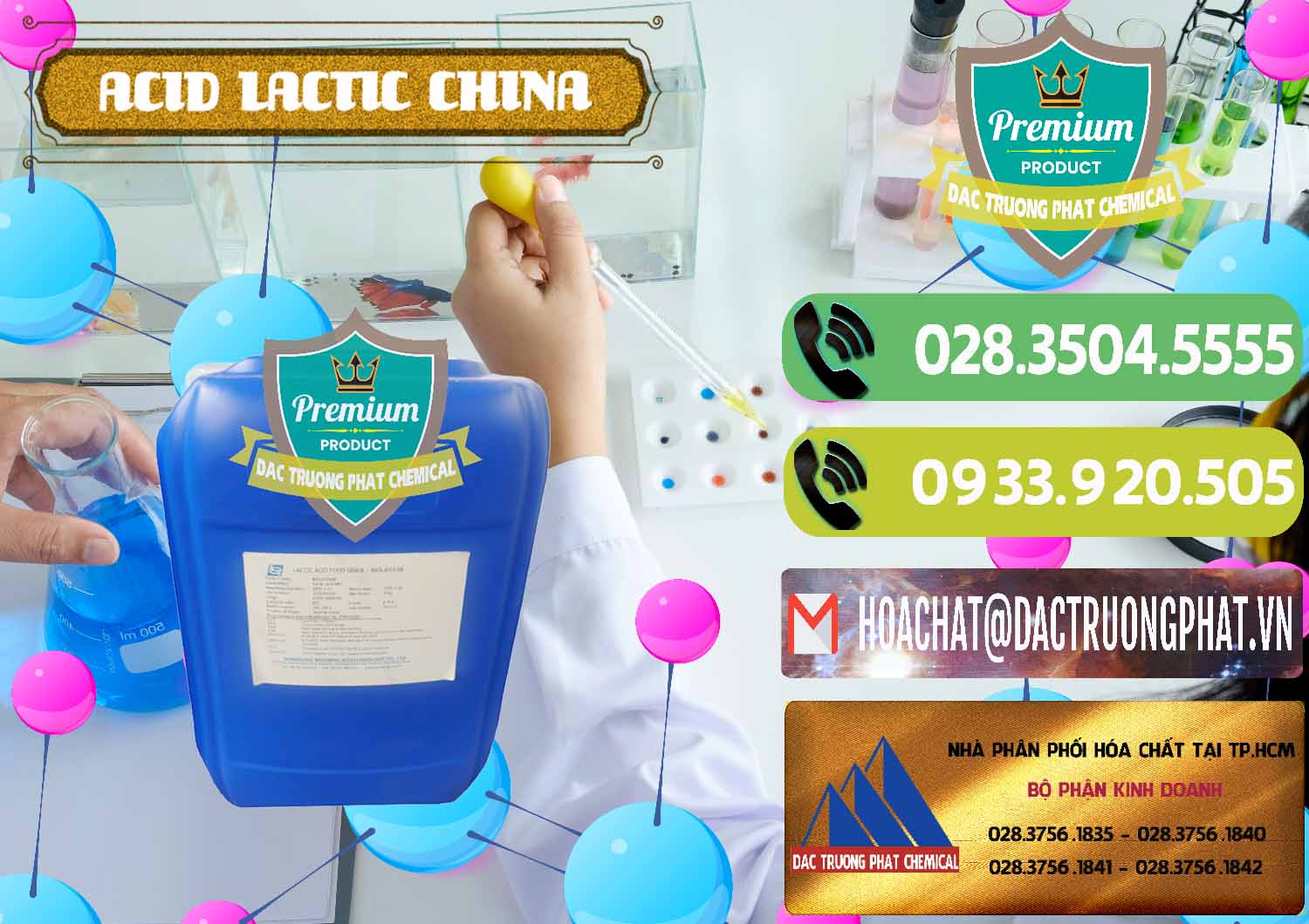 Nơi chuyên cung cấp - bán Acid Lactic – Axit Lactic Trung Quốc China - 0374 - Chuyên cung cấp ( kinh doanh ) hóa chất tại TP.HCM - hoachatmientay.vn