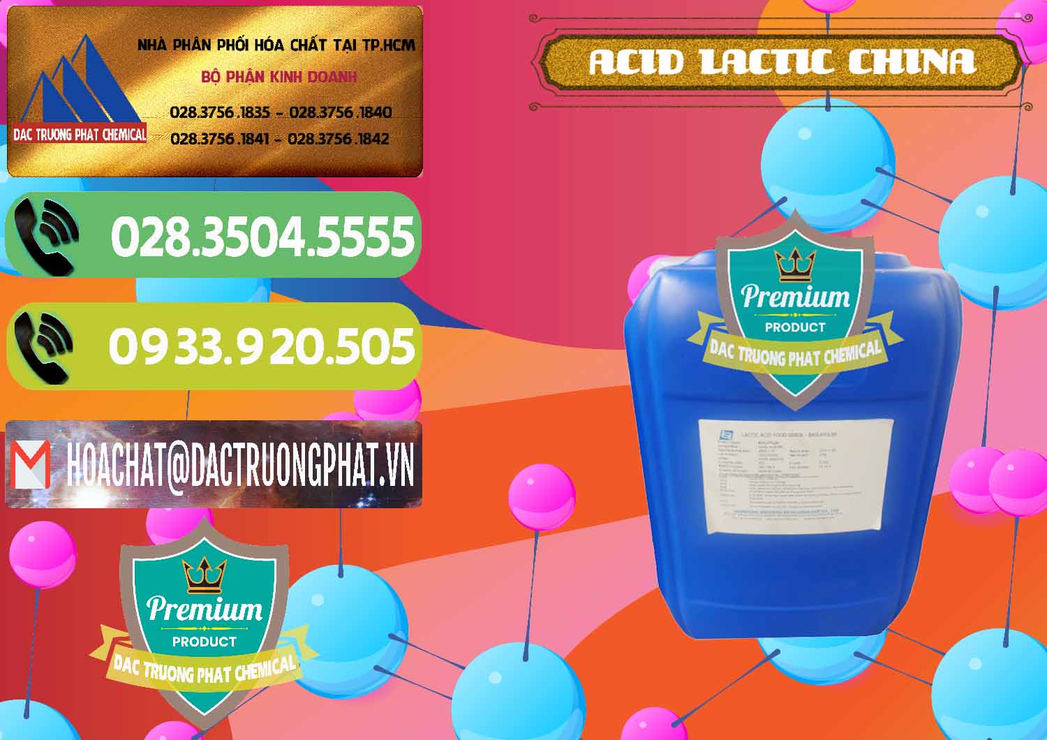Nơi bán & phân phối Acid Lactic – Axit Lactic Trung Quốc China - 0374 - Đơn vị chuyên nhập khẩu ( cung cấp ) hóa chất tại TP.HCM - hoachatmientay.vn
