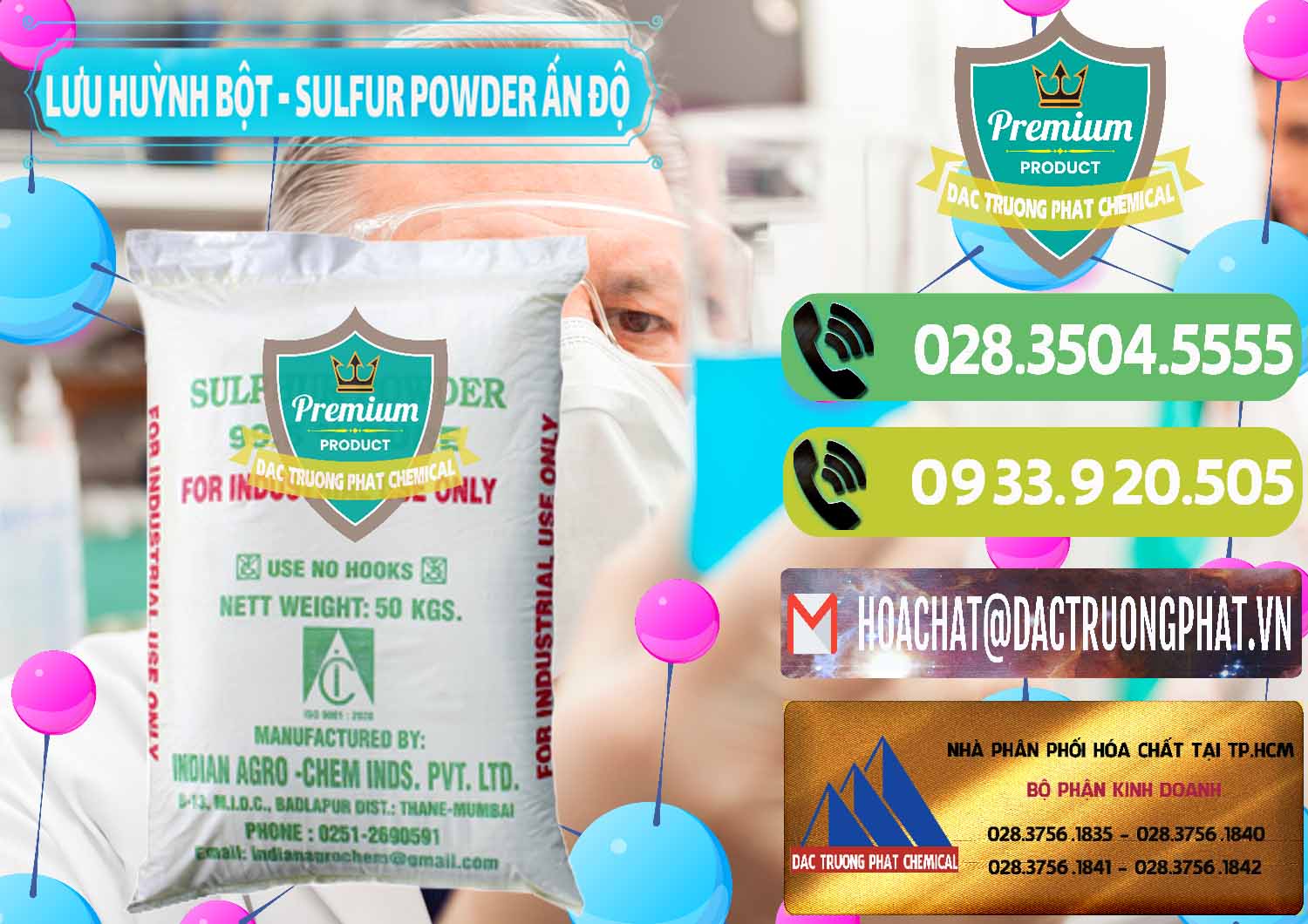 Nơi bán & phân phối Lưu huỳnh Bột - Sulfur Powder Ấn Độ India - 0347 - Cty kinh doanh và cung cấp hóa chất tại TP.HCM - hoachatmientay.vn