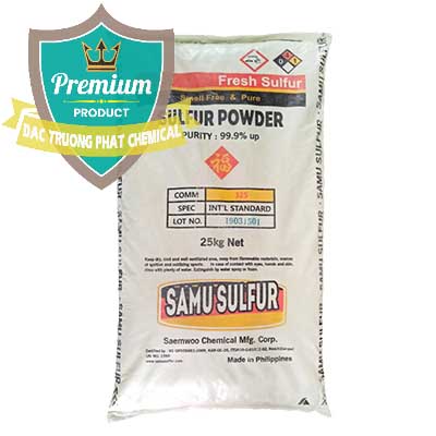Nơi chuyên cung ứng & bán Lưu huỳnh Bột - Sulfur Powder Samu Philippines - 0201 - Đơn vị chuyên cung cấp & nhập khẩu hóa chất tại TP.HCM - hoachatmientay.vn