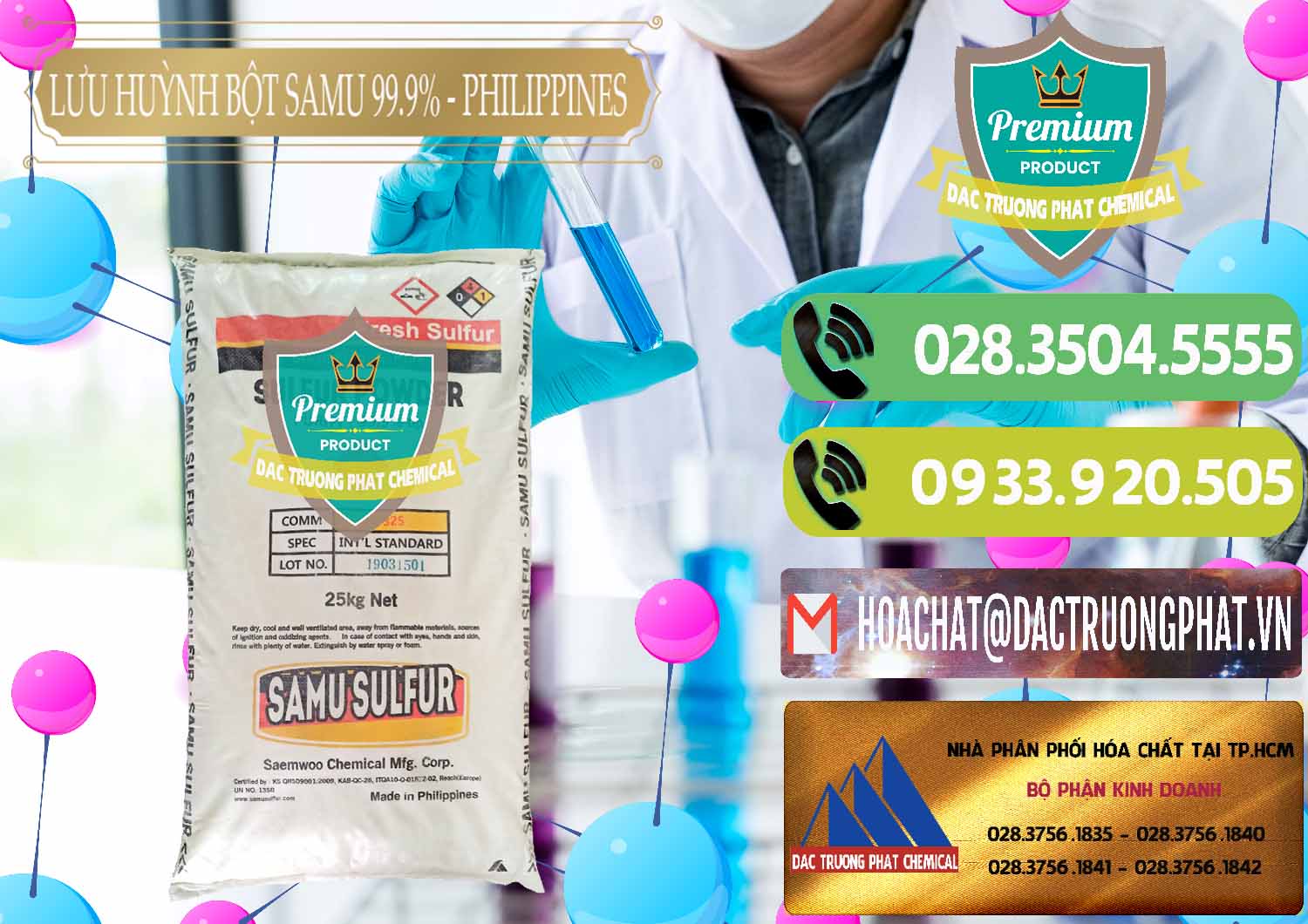 Công ty chuyên bán _ cung ứng Lưu huỳnh Bột - Sulfur Powder Samu Philippines - 0201 - Đơn vị chuyên bán ( cung cấp ) hóa chất tại TP.HCM - hoachatmientay.vn
