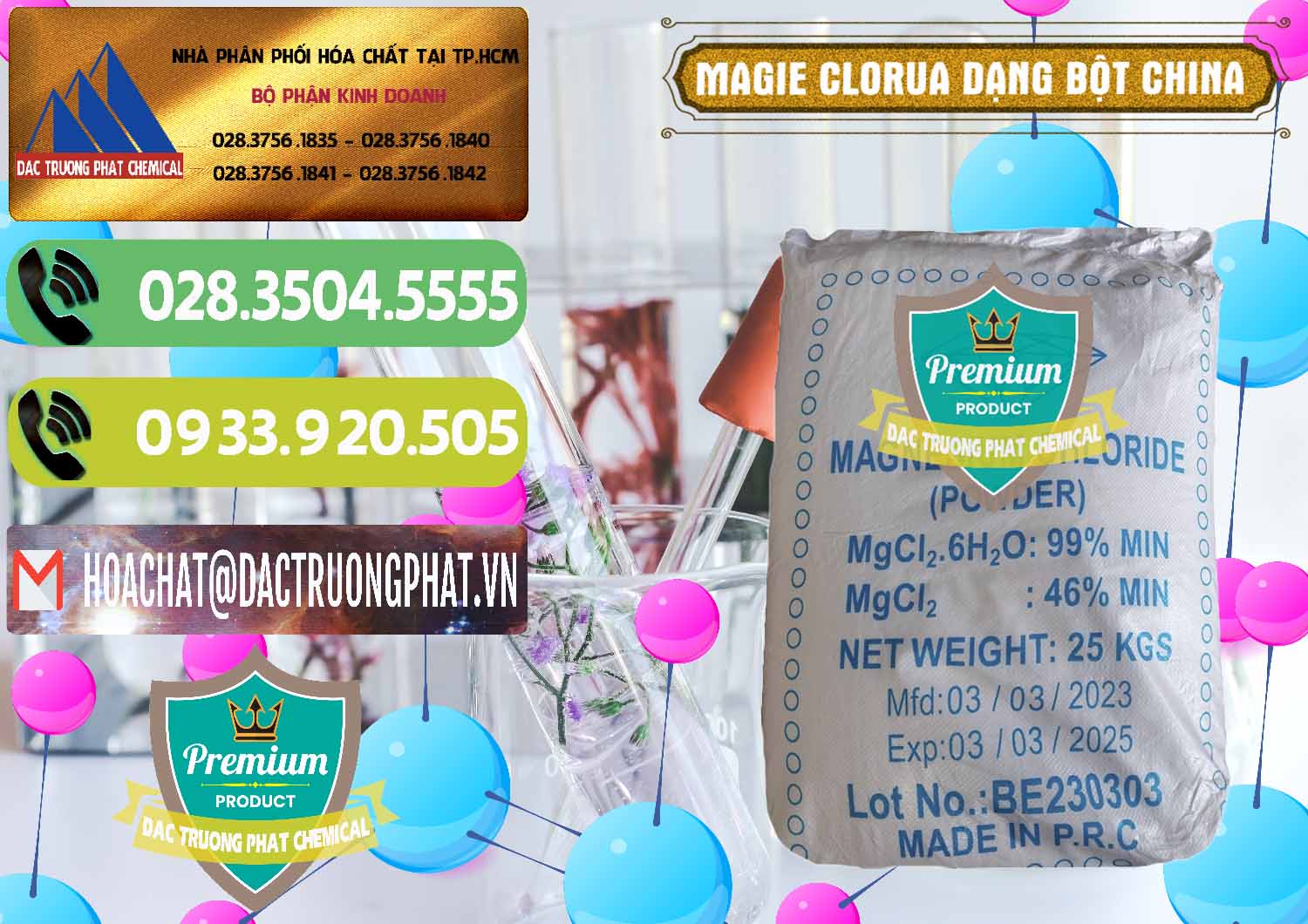 Nơi chuyên bán ( phân phối ) Magie Clorua – MGCL2 96% Dạng Bột Logo Kim Cương Trung Quốc China - 0387 - Cty chuyên bán và cung cấp hóa chất tại TP.HCM - hoachatmientay.vn