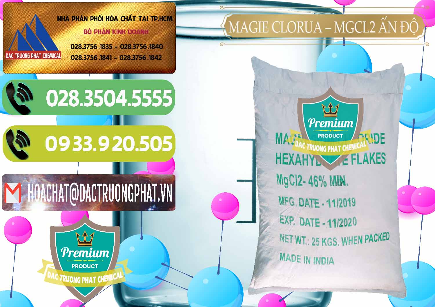 Nhà cung cấp ( bán ) Magie Clorua – MGCL2 46% Dạng Vảy Ấn Độ India - 0092 - Cty chuyên cung cấp và bán hóa chất tại TP.HCM - hoachatmientay.vn