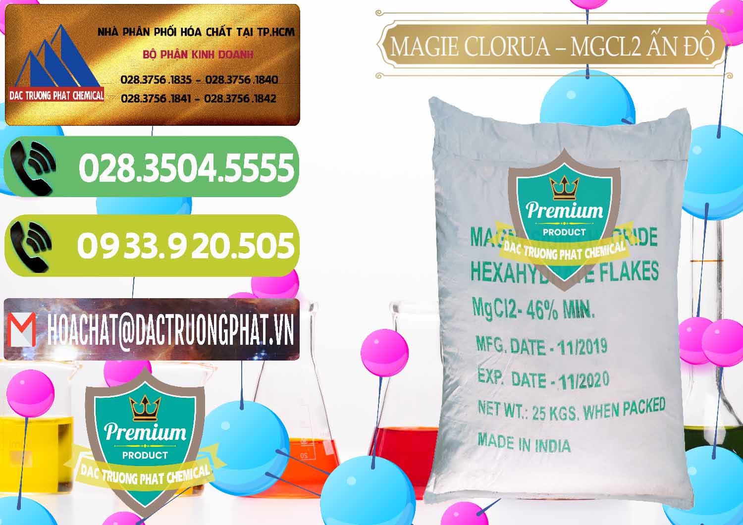 Đơn vị nhập khẩu và bán Magie Clorua – MGCL2 46% Dạng Vảy Ấn Độ India - 0092 - Nhà phân phối và nhập khẩu hóa chất tại TP.HCM - hoachatmientay.vn