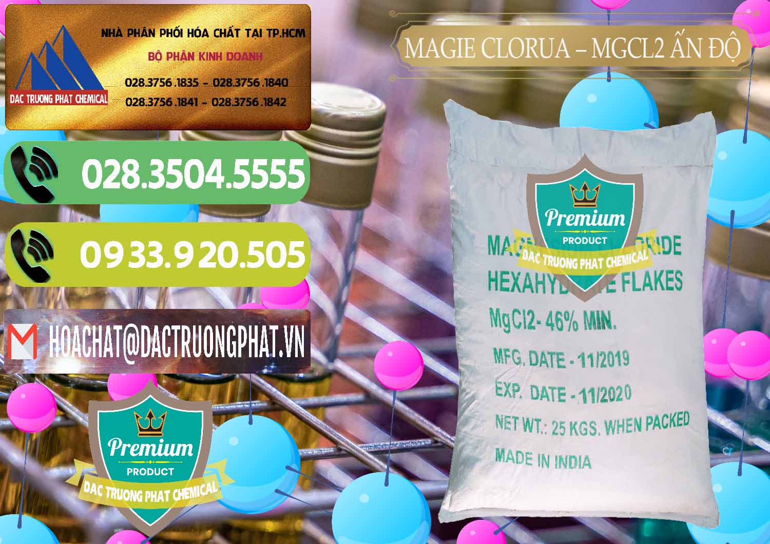 Cty nhập khẩu - bán Magie Clorua – MGCL2 46% Dạng Vảy Ấn Độ India - 0092 - Công ty chuyên phân phối ( nhập khẩu ) hóa chất tại TP.HCM - hoachatmientay.vn