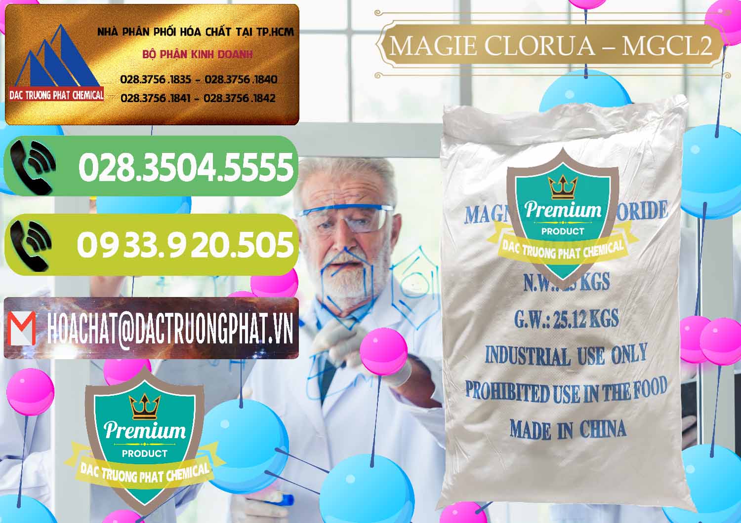 Bán & cung ứng Magie Clorua – MGCL2 96% Dạng Vảy Trung Quốc China - 0091 - Chuyên nhập khẩu - phân phối hóa chất tại TP.HCM - hoachatmientay.vn