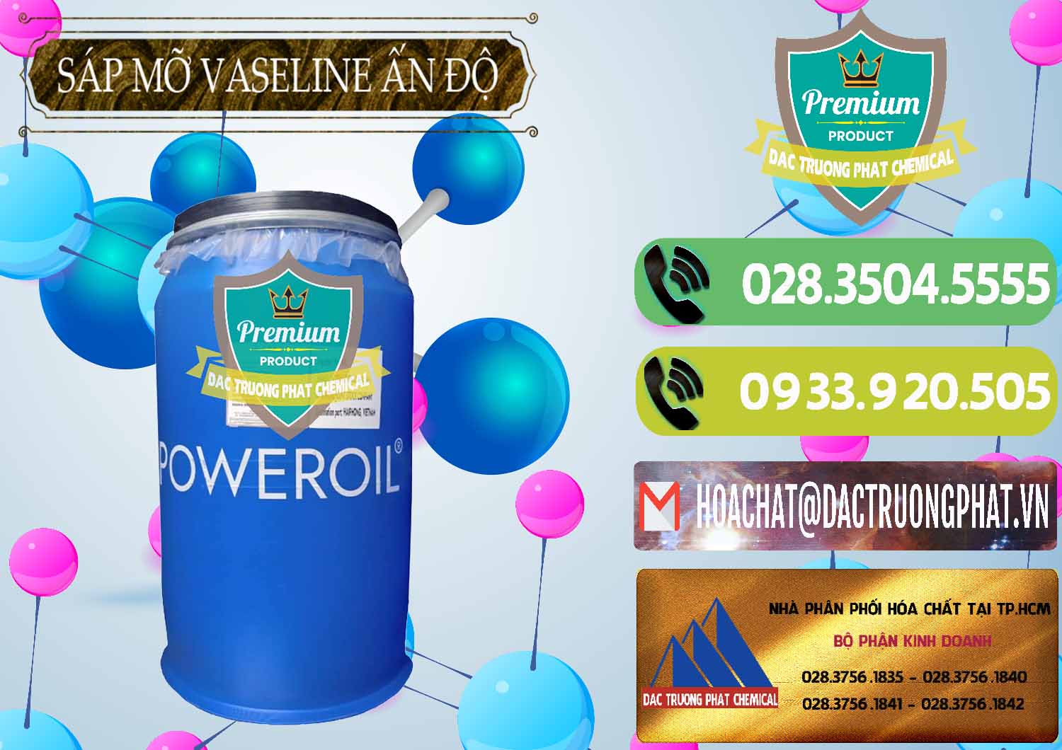 Công ty chuyên kinh doanh ( bán ) Sáp Mỡ Vaseline Ấn Độ India - 0372 - Nhà phân phối và nhập khẩu hóa chất tại TP.HCM - hoachatmientay.vn