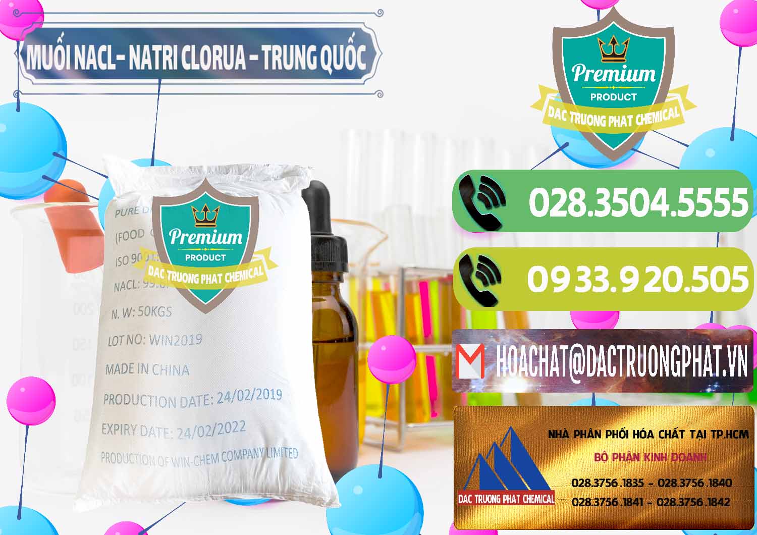 Cty chuyên kinh doanh - bán Muối NaCL – Sodium Chloride Trung Quốc China - 0097 - Chuyên phân phối - bán hóa chất tại TP.HCM - hoachatmientay.vn