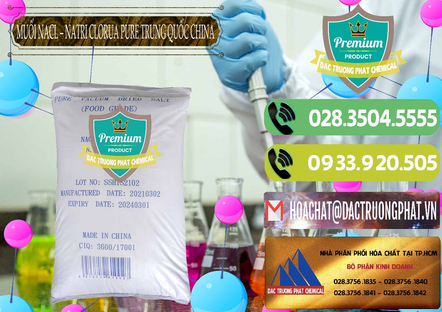 Đơn vị chuyên cung ứng & bán Muối NaCL – Sodium Chloride Pure Trung Quốc China - 0230 - Nhập khẩu và phân phối hóa chất tại TP.HCM - hoachatmientay.vn