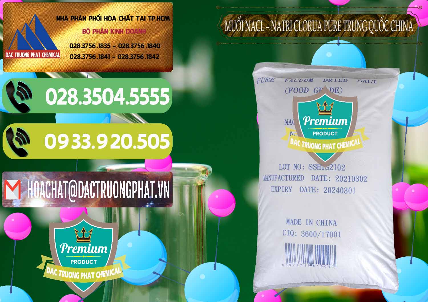 Nơi chuyên bán ( phân phối ) Muối NaCL – Sodium Chloride Pure Trung Quốc China - 0230 - Đơn vị cung cấp - nhập khẩu hóa chất tại TP.HCM - hoachatmientay.vn