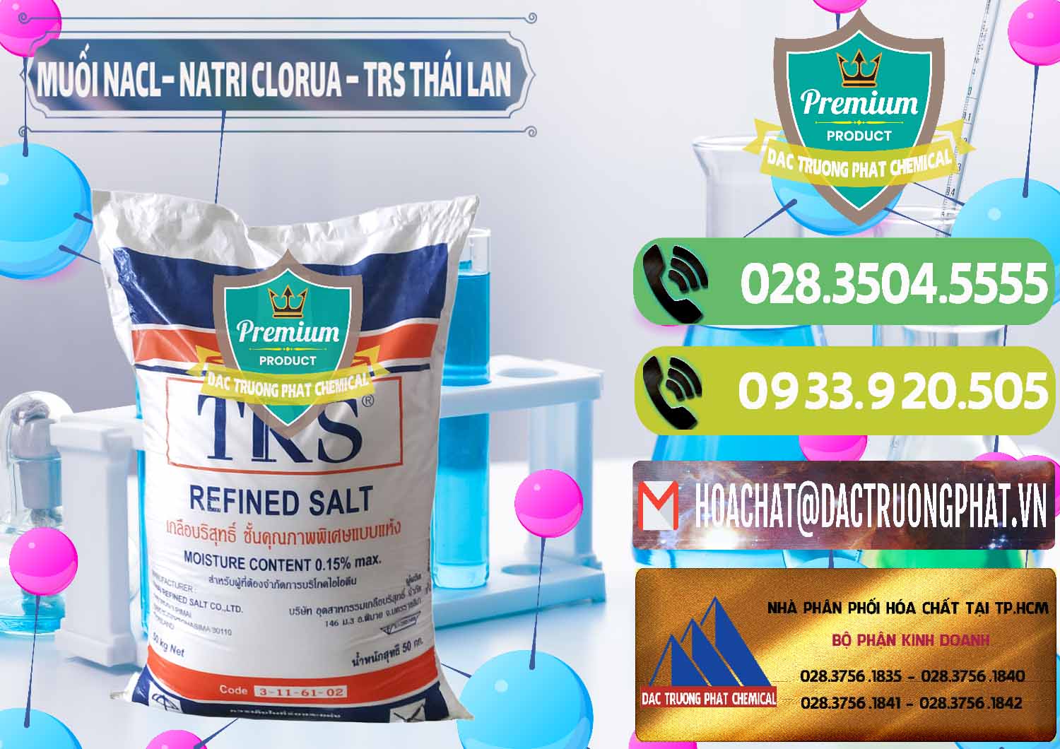 Nơi chuyên cung ứng & bán Muối NaCL – Sodium Chloride TRS Thái Lan - 0096 - Công ty phân phối ( cung cấp ) hóa chất tại TP.HCM - hoachatmientay.vn