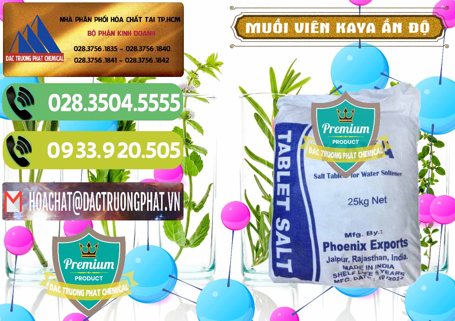 Chuyên cung cấp _ bán Muối NaCL – Sodium Chloride Dạng Viên Tablets Kaya Ấn Độ India - 0368 - Chuyên phân phối ( kinh doanh ) hóa chất tại TP.HCM - hoachatmientay.vn