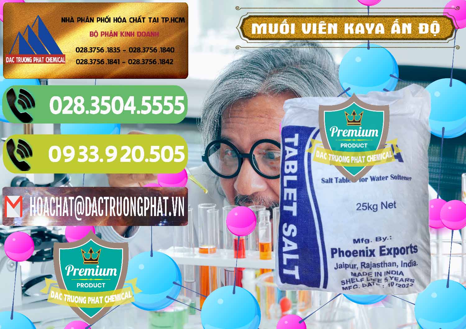 Đơn vị cung cấp _ bán Muối NaCL – Sodium Chloride Dạng Viên Tablets Kaya Ấn Độ India - 0368 - Nơi bán - cung cấp hóa chất tại TP.HCM - hoachatmientay.vn