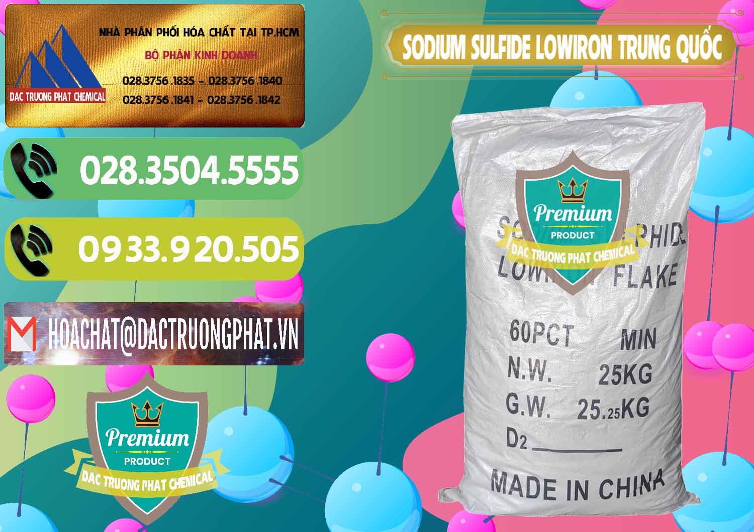 Cty chuyên nhập khẩu - bán Sodium Sulfide NA2S – Đá Thối Lowiron Trung Quốc China - 0227 - Công ty phân phối ( nhập khẩu ) hóa chất tại TP.HCM - hoachatmientay.vn