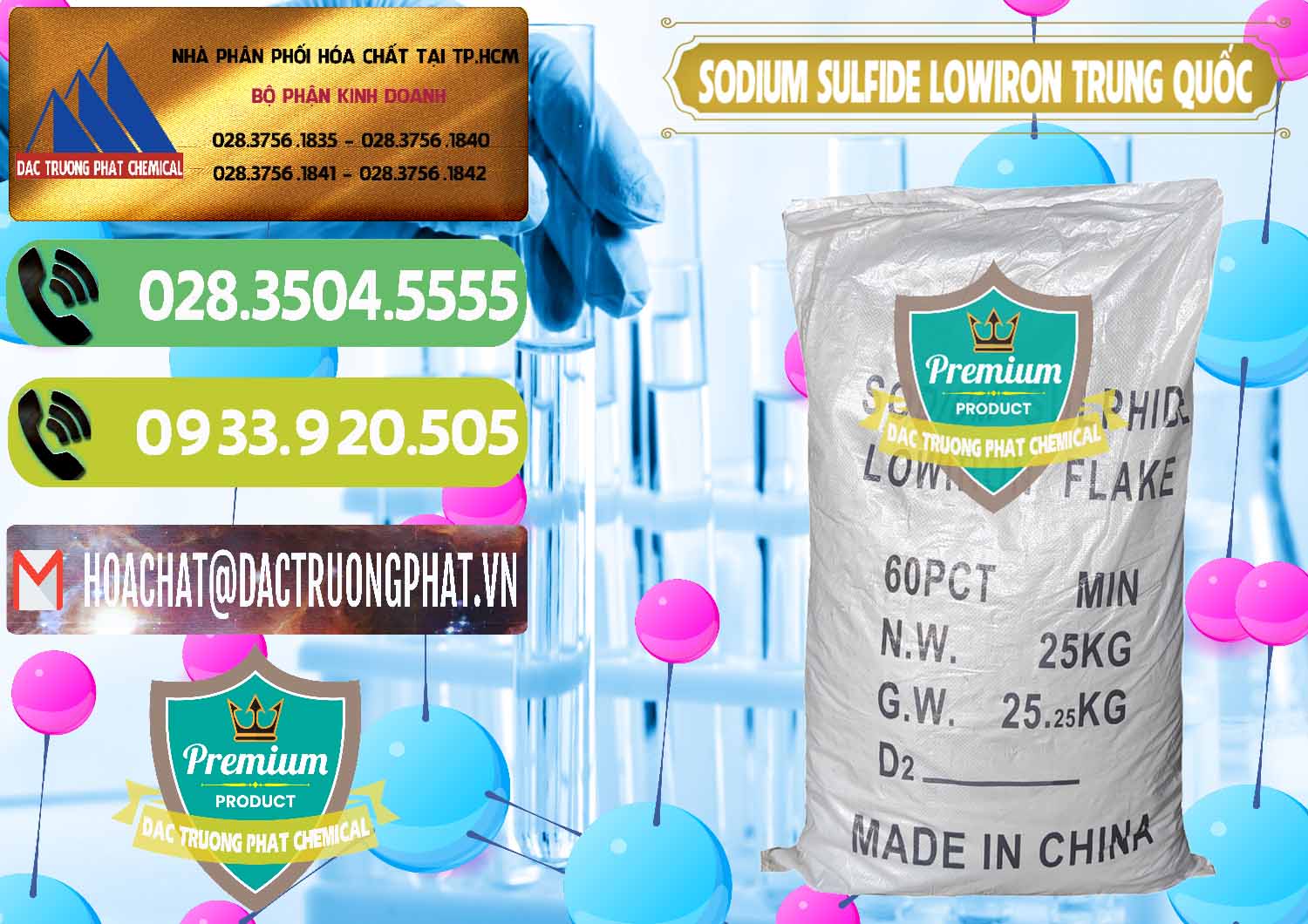 Cty cung cấp _ bán Sodium Sulfide NA2S – Đá Thối Lowiron Trung Quốc China - 0227 - Chuyên cung ứng ( phân phối ) hóa chất tại TP.HCM - hoachatmientay.vn