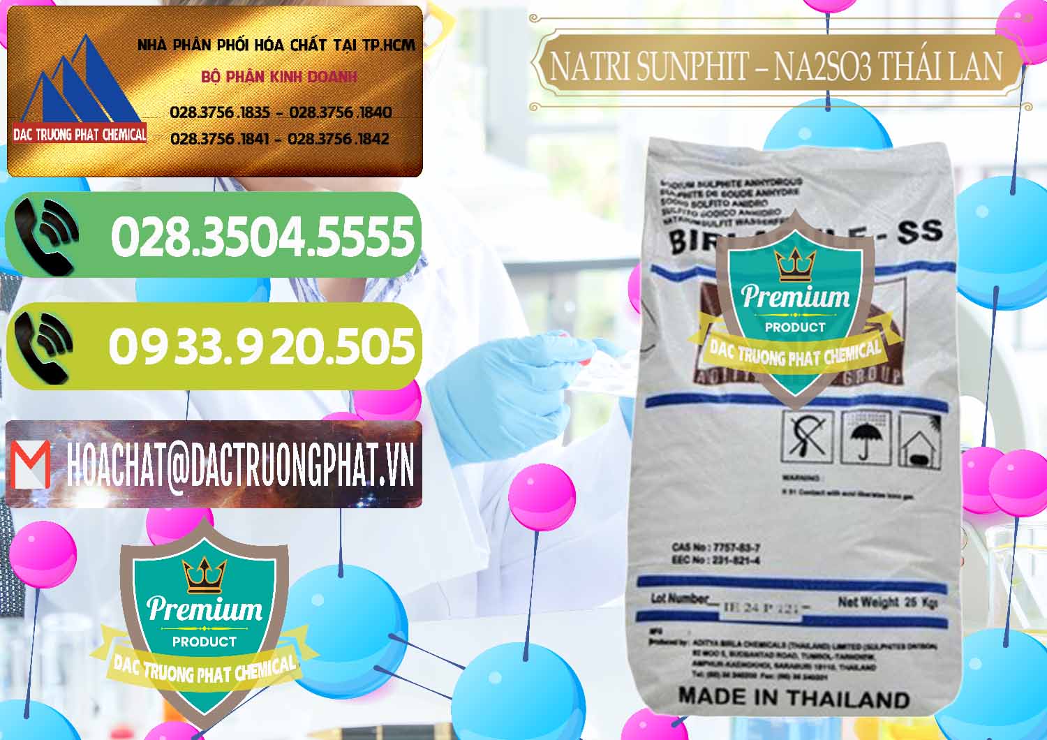 Đơn vị bán _ phân phối Natri Sunphit - NA2SO3 Thái Lan - 0105 - Công ty chuyên kinh doanh & phân phối hóa chất tại TP.HCM - hoachatmientay.vn