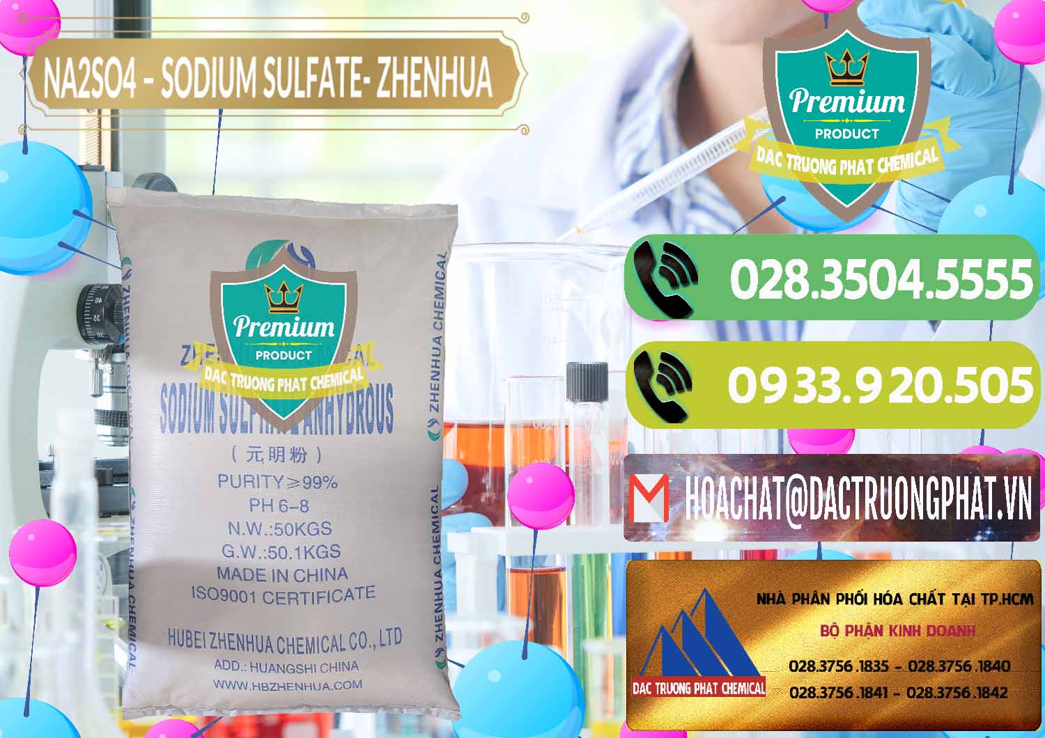Cty chuyên cung cấp và bán Sodium Sulphate - Muối Sunfat Na2SO4 Zhenhua Trung Quốc China - 0101 - Phân phối _ kinh doanh hóa chất tại TP.HCM - hoachatmientay.vn