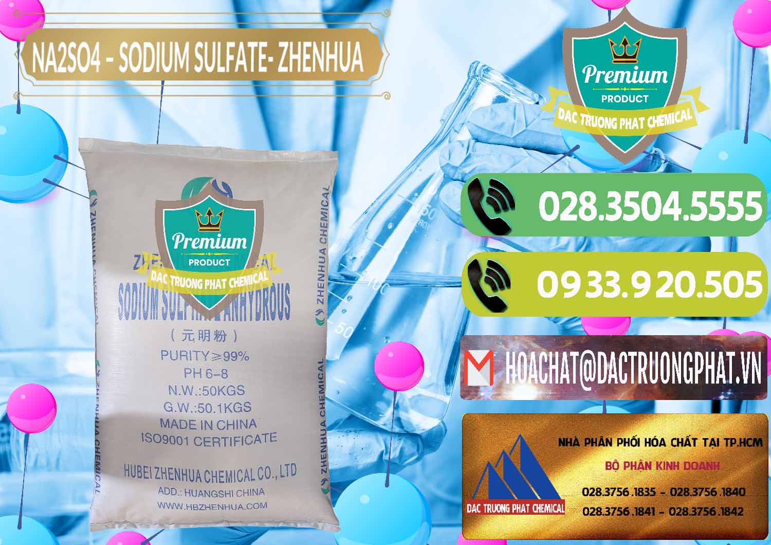 Nhà bán hàng þ phân phối hóa chất Sodium Sulfate | Muối Suphate Natri Dạng Bột Zhenhua Trung Quốc China Đơn vị bán ( cung ứng ) Sodium Sulphate - Muối Sunfat Na2SO4 Zhenhua Trung Quốc China - 0101 - Nơi cung ứng _ phân phối hóa chất tại TP.HCM - hoachatmientay.vn