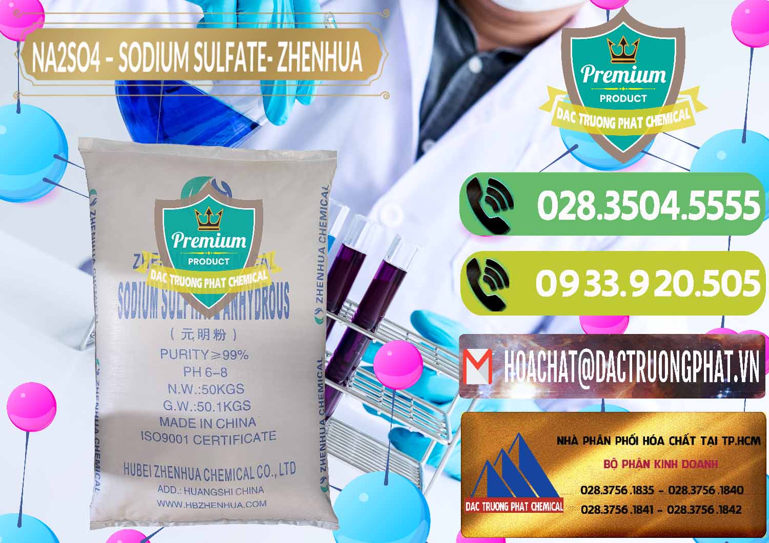 Địa chỉ cung cấp < bán hóa chất Muối Sulphate Natri Powder — Sodium Sulfate Anhydrous Zhenhua Trung Quốc China Cty bán & cung cấp Sodium Sulphate - Muối Sunfat Na2SO4 Zhenhua Trung Quốc China - 0101 - Công ty chuyên cung ứng & phân phối hóa chất tại TP.HCM - hoachatmientay.vn