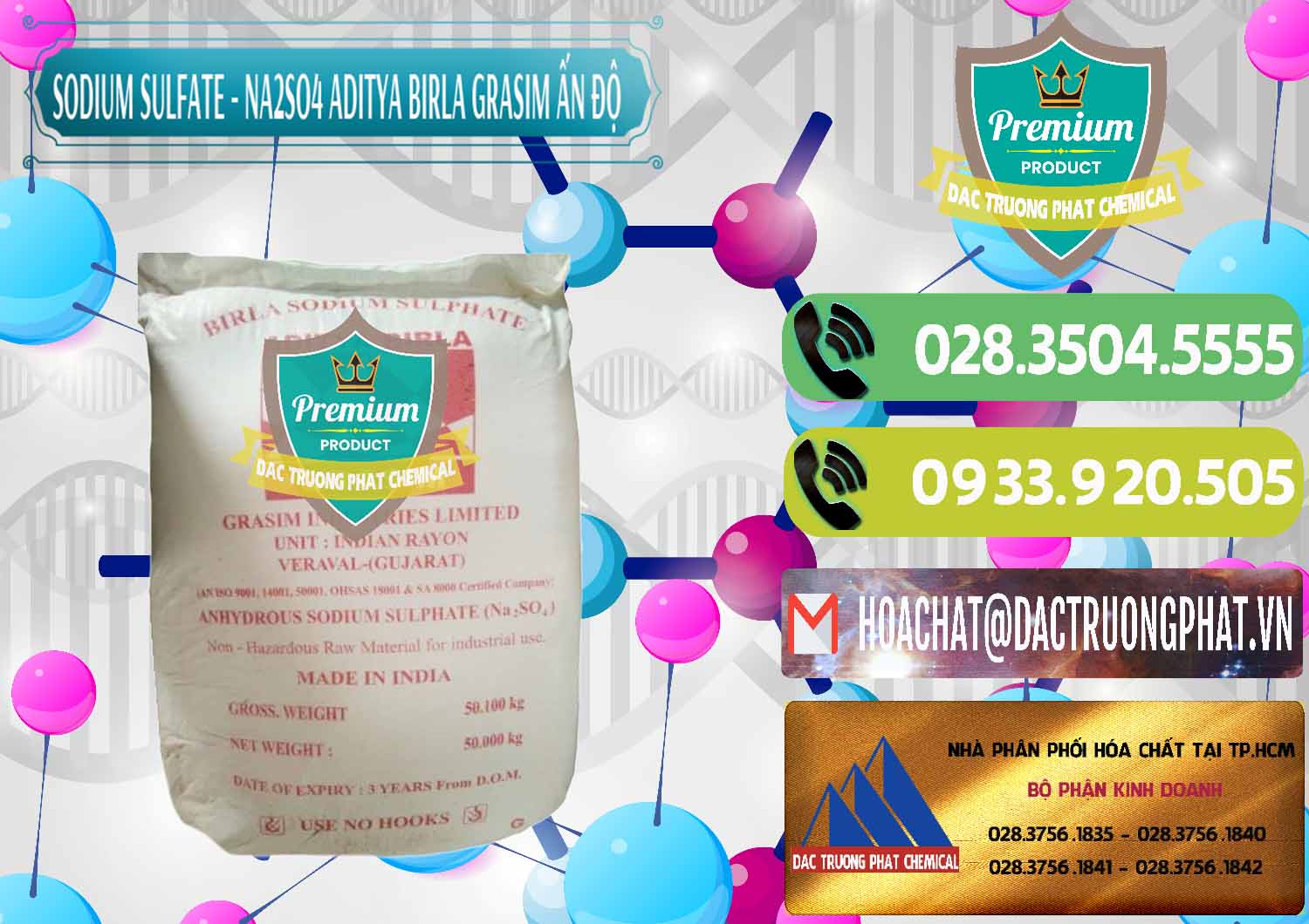 Nơi nhập khẩu ( bán ) Sodium Sulphate - Muối Sunfat Na2SO4 Grasim Ấn Độ India - 0356 - Phân phối _ cung ứng hóa chất tại TP.HCM - hoachatmientay.vn