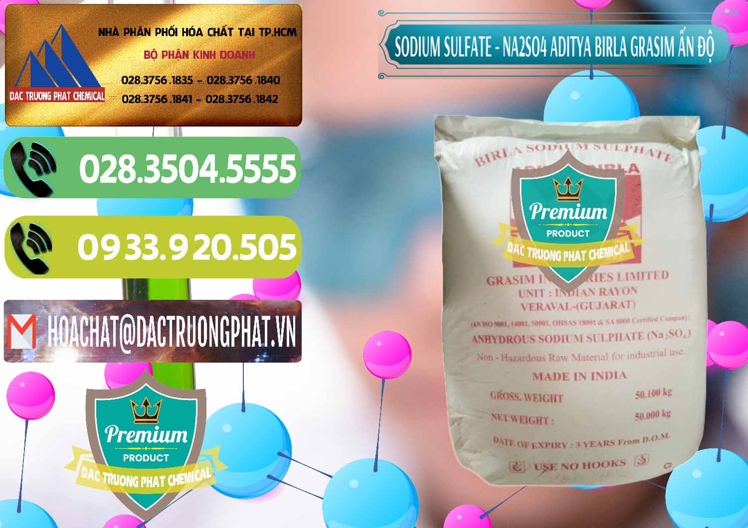 Chuyên nhập khẩu và bán Sodium Sulphate - Muối Sunfat Na2SO4 Grasim Ấn Độ India - 0356 - Công ty phân phối & nhập khẩu hóa chất tại TP.HCM - hoachatmientay.vn