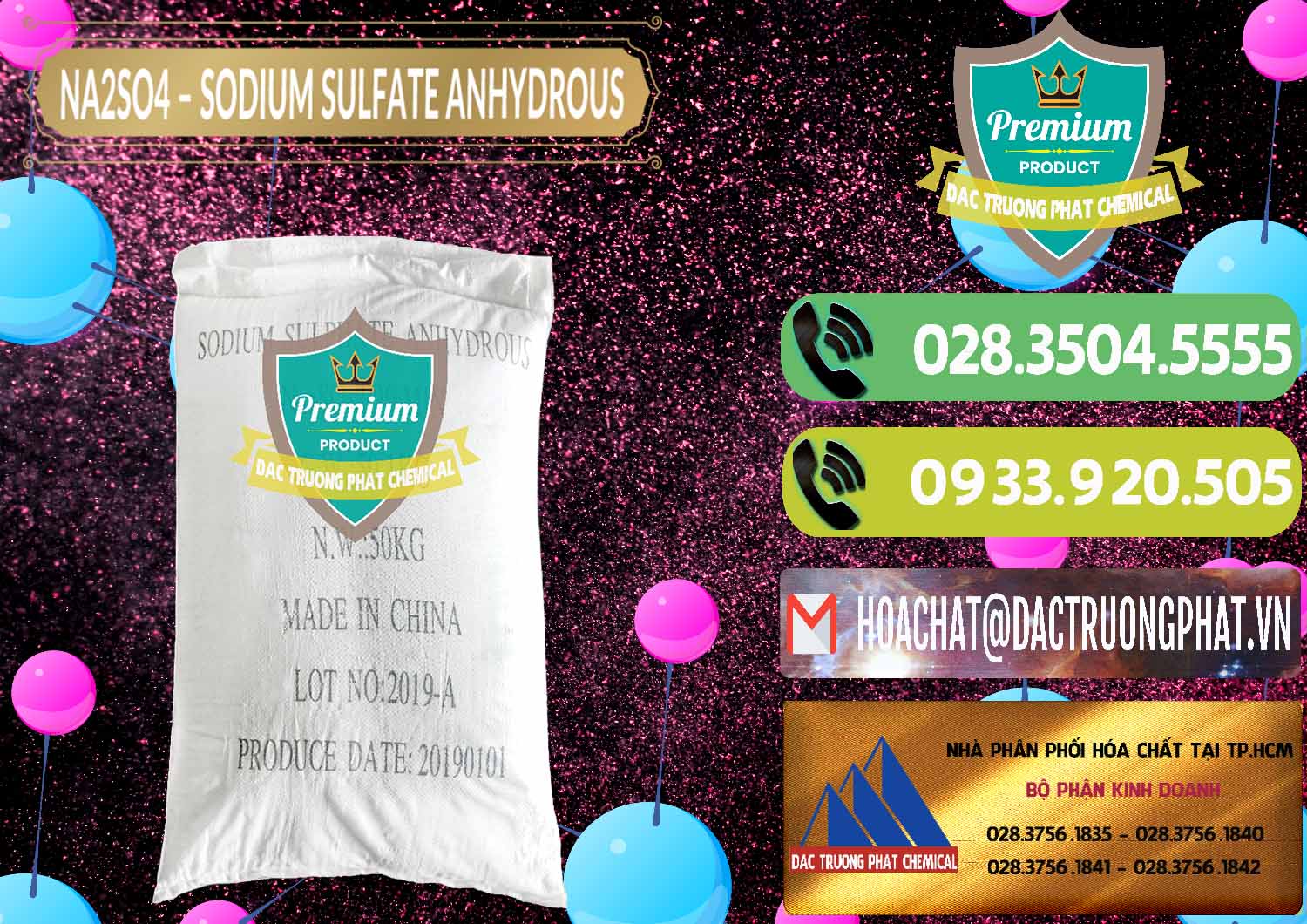 Nhà cung cấp - bán Sodium Sulphate - Muối Sunfat Na2SO4 PH 6-8 Trung Quốc China - 0099 - Cty bán ( cung cấp ) hóa chất tại TP.HCM - hoachatmientay.vn