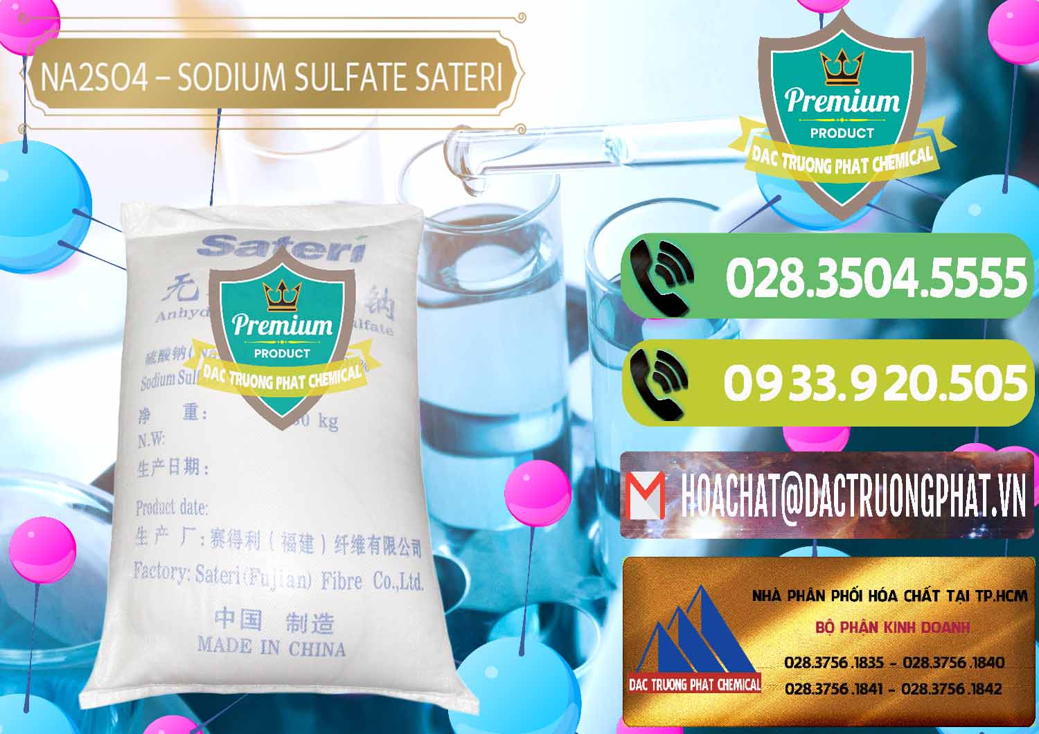 Bán - cung cấp Sodium Sulphate - Muối Sunfat Na2SO4 Sateri Trung Quốc China - 0100 - Đơn vị cung ứng - phân phối hóa chất tại TP.HCM - hoachatmientay.vn