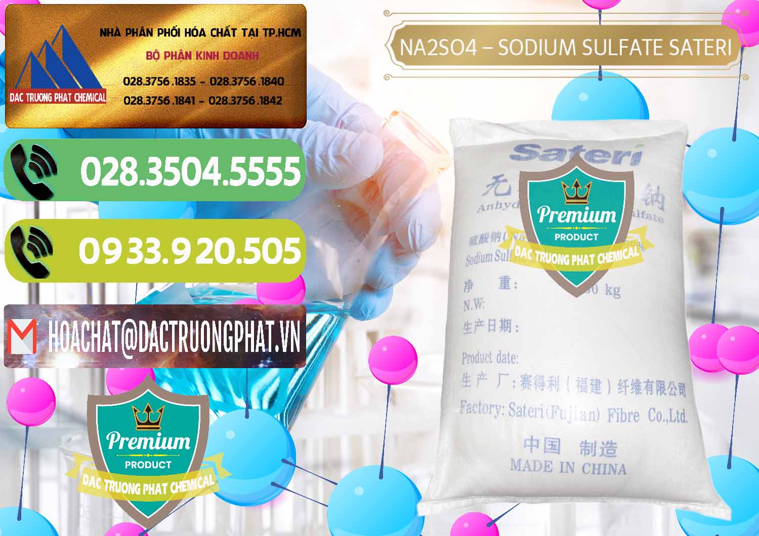 Chuyên bán & phân phối Sodium Sulphate - Muối Sunfat Na2SO4 Sateri Trung Quốc China - 0100 - Cty phân phối _ cung cấp hóa chất tại TP.HCM - hoachatmientay.vn