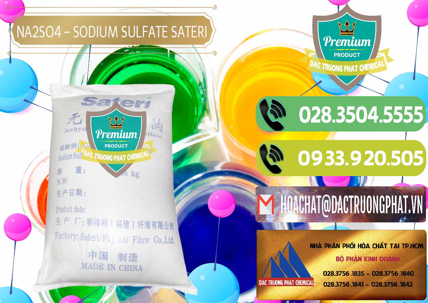 Bán ( cung cấp ) Sodium Sulphate - Muối Sunfat Na2SO4 Sateri Trung Quốc China - 0100 - Công ty chuyên phân phối và nhập khẩu hóa chất tại TP.HCM - hoachatmientay.vn