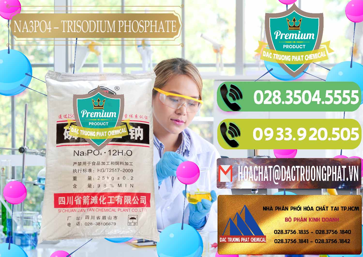 Công ty chuyên cung cấp và bán Na3PO4 – Trisodium Phosphate Trung Quốc China JT - 0102 - Nơi chuyên nhập khẩu - cung cấp hóa chất tại TP.HCM - hoachatmientay.vn